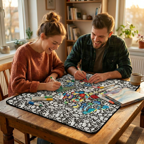 The Mindfulness Blanket - Machine Washable Coloring In Blanket